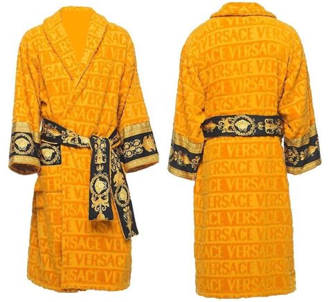 versace bathrobe gold|alibaba versace bathrobe.